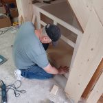 Cabinet under stairs