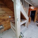 Countertop under stairs