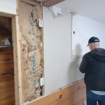 Removing wall by stairs